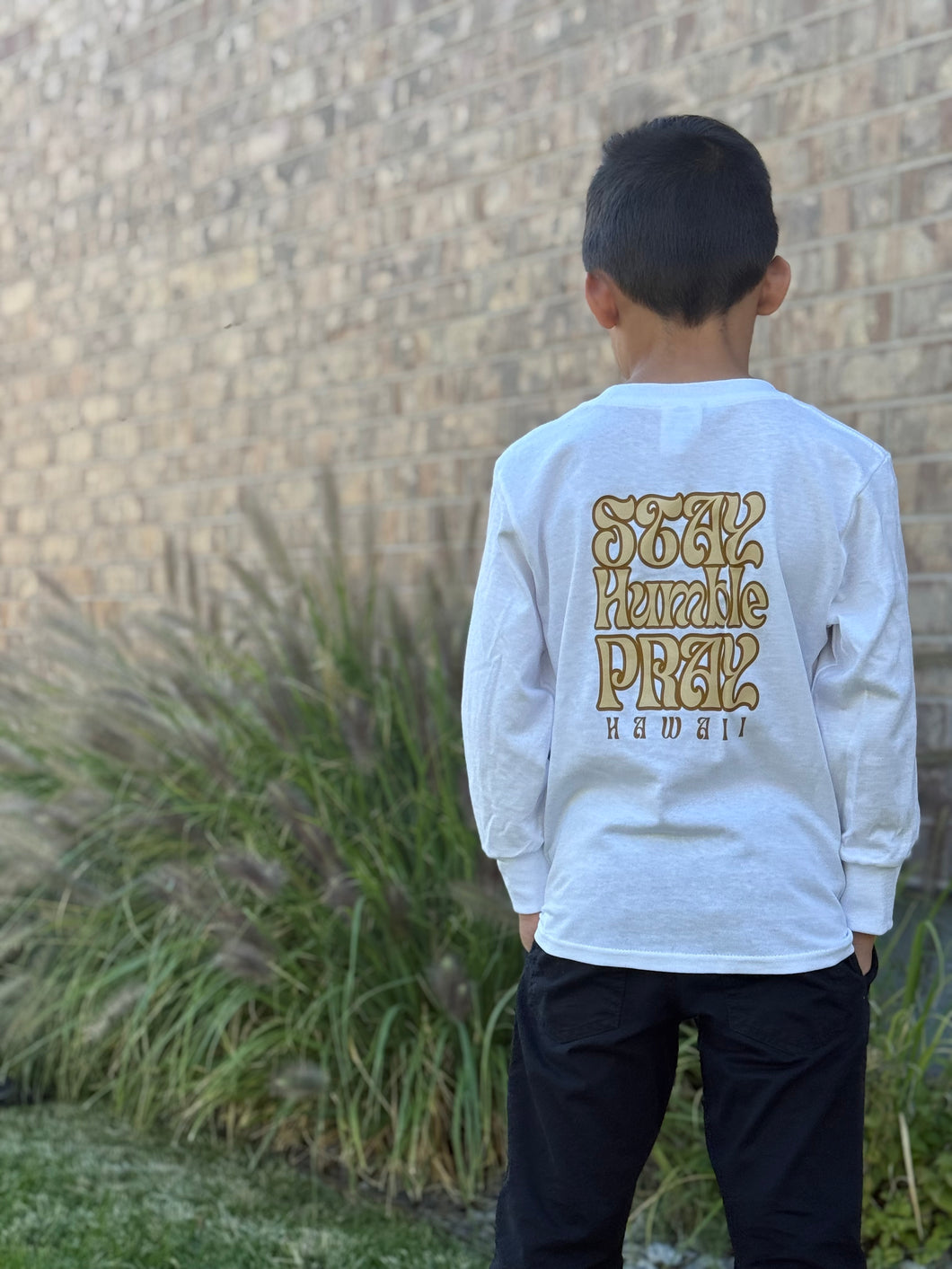 Youth Long-sleeve Wavy Tee