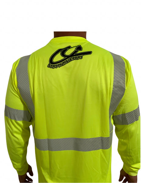 NEW HI VIZ Safety L/S Jersey